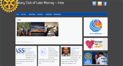 Desktop Screenshot of lakemurrayirmorotary.com