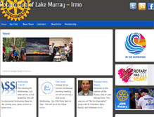 Tablet Screenshot of lakemurrayirmorotary.com